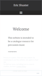 Mobile Screenshot of ericshuster.wordpress.com
