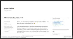 Desktop Screenshot of paws2smile.wordpress.com