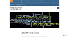 Desktop Screenshot of cobybeatson.wordpress.com