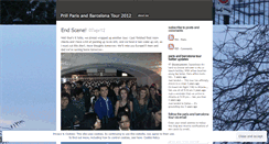 Desktop Screenshot of parisandbarcelona2012.wordpress.com
