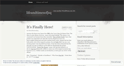 Desktop Screenshot of lifeandtimesofjsq.wordpress.com