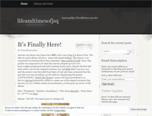 Tablet Screenshot of lifeandtimesofjsq.wordpress.com