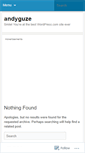 Mobile Screenshot of andyguze.wordpress.com