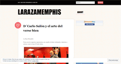 Desktop Screenshot of larazamemphis.wordpress.com