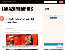 Tablet Screenshot of larazamemphis.wordpress.com