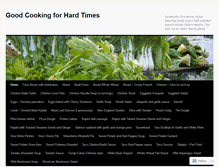 Tablet Screenshot of goodcookingforhardtimes.wordpress.com