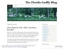 Tablet Screenshot of floridagadfly.wordpress.com