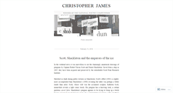 Desktop Screenshot of christopherjamespoet.wordpress.com