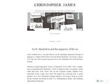 Tablet Screenshot of christopherjamespoet.wordpress.com