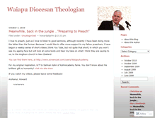 Tablet Screenshot of diocesantheologian.wordpress.com