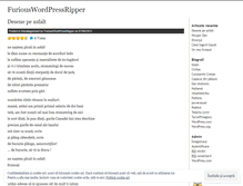 Tablet Screenshot of furiouswordpressripper.wordpress.com