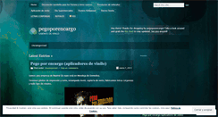 Desktop Screenshot of pegoporencargo.wordpress.com