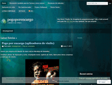 Tablet Screenshot of pegoporencargo.wordpress.com
