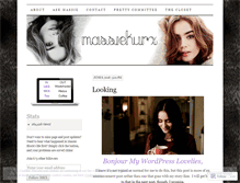 Tablet Screenshot of massiekurx.wordpress.com