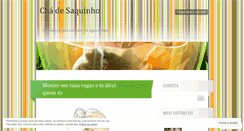 Desktop Screenshot of chadesaquinho.wordpress.com