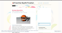 Desktop Screenshot of franchisebayilikfirsatlari.wordpress.com