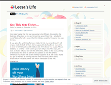 Tablet Screenshot of leesaslife.wordpress.com