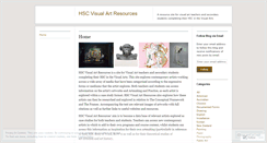 Desktop Screenshot of hscvisualartresources.wordpress.com