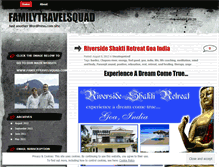 Tablet Screenshot of familytravelsquad.wordpress.com