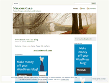 Tablet Screenshot of melaniecard.wordpress.com