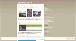 Desktop Screenshot of alanlouisartist.wordpress.com