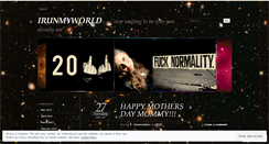 Desktop Screenshot of irunmyworld.wordpress.com