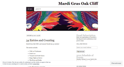 Desktop Screenshot of mardigrasoakcliff.wordpress.com