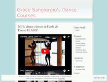 Tablet Screenshot of gracesangiorgio.wordpress.com