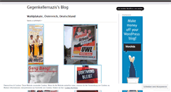 Desktop Screenshot of gegenkellernazis.wordpress.com