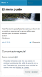 Mobile Screenshot of elmeropunto.wordpress.com