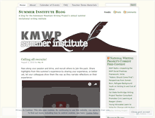 Tablet Screenshot of kmwpsi.wordpress.com
