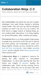 Mobile Screenshot of collaborationninja.wordpress.com