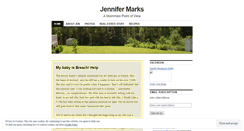 Desktop Screenshot of jennybmarks.wordpress.com