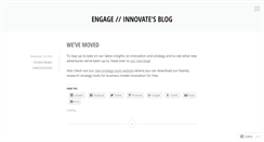 Desktop Screenshot of engageinnovate.wordpress.com