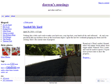 Tablet Screenshot of jdarren.wordpress.com