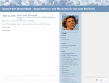 Tablet Screenshot of mathebuch.wordpress.com