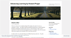 Desktop Screenshot of hprager.wordpress.com