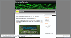 Desktop Screenshot of fernandobianchini.wordpress.com