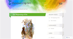 Desktop Screenshot of christianclipart.wordpress.com