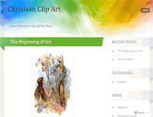 Tablet Screenshot of christianclipart.wordpress.com