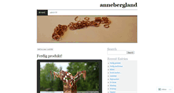 Desktop Screenshot of annebergland.wordpress.com