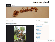 Tablet Screenshot of annebergland.wordpress.com