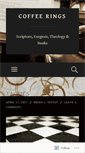 Mobile Screenshot of coffeeringstheology.wordpress.com