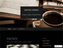 Tablet Screenshot of coffeeringstheology.wordpress.com