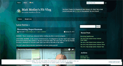 Desktop Screenshot of mattmotley.wordpress.com