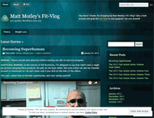 Tablet Screenshot of mattmotley.wordpress.com