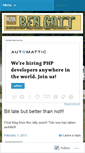 Mobile Screenshot of benmgott.wordpress.com