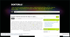 Desktop Screenshot of doktoraji.wordpress.com