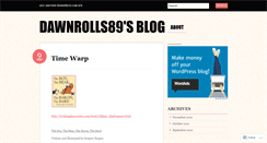 Desktop Screenshot of dawnrolls89.wordpress.com