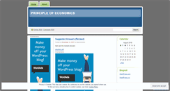 Desktop Screenshot of ntueconomics.wordpress.com